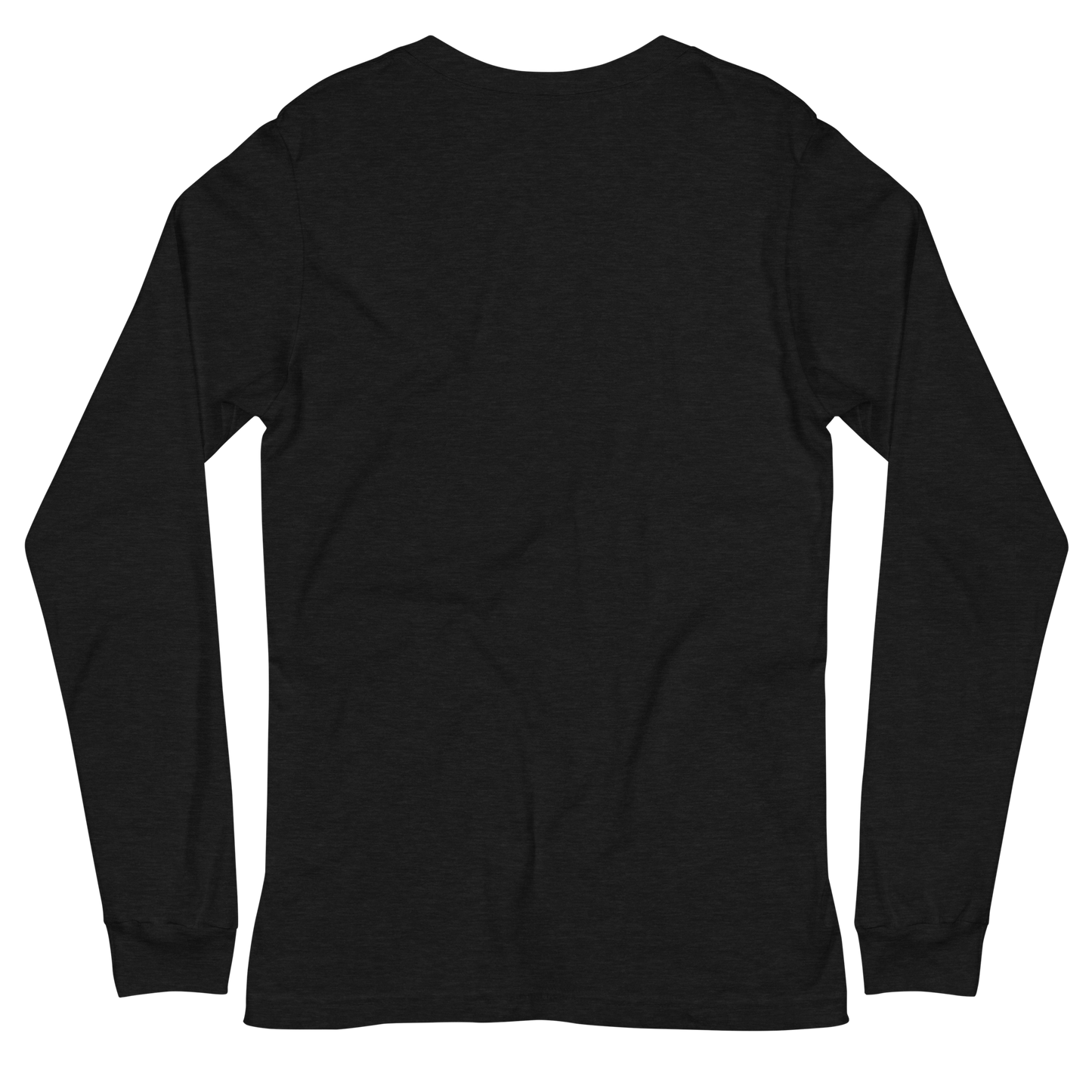 "Heathered Sophistique" Muvlux's Black Heather Long Sleeve Tee