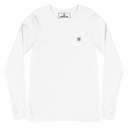 "Essence Blanc" - Muvlux's White Long Sleeve Tee