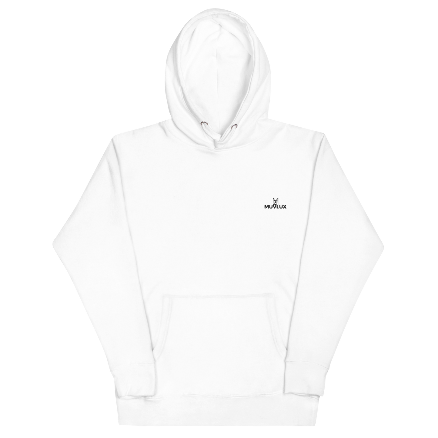 "Urban Chic" Muvlux's White Signature Hoodie