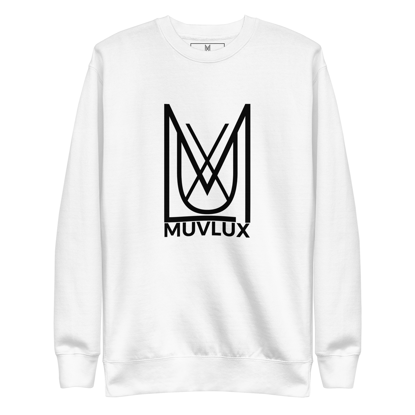 "Elysian" Muvlux's White Sweatshirt