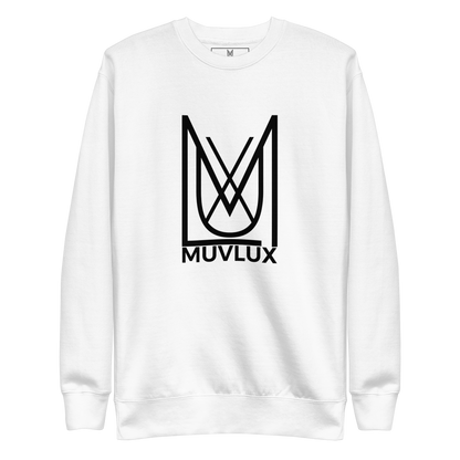 "Elysian" Muvlux's White Sweatshirt