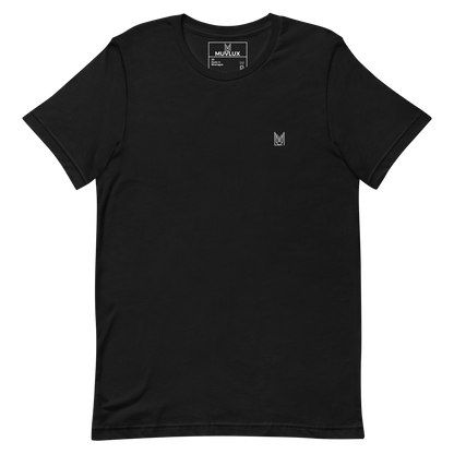 "Elysian Noir" Muvlux's Iconic Black T-Shirt