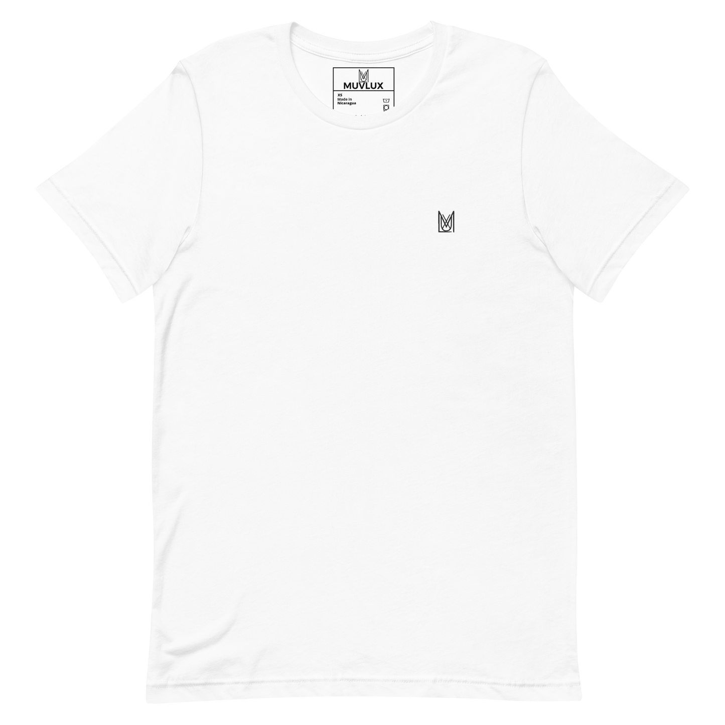 "Harmony Blanc" - Muvlux's Refined White T-Shirt