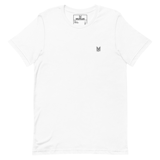 "Harmony Blanc" - Muvlux's Refined White T-Shirt