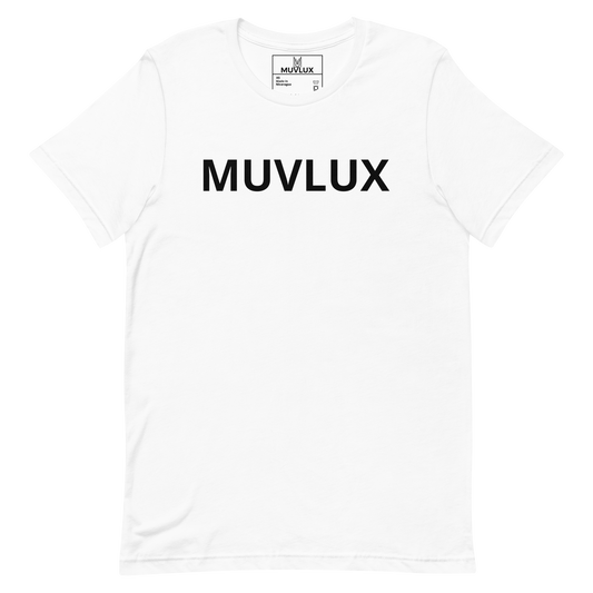 "Pure Harmony" Muvlux's White T-shirt