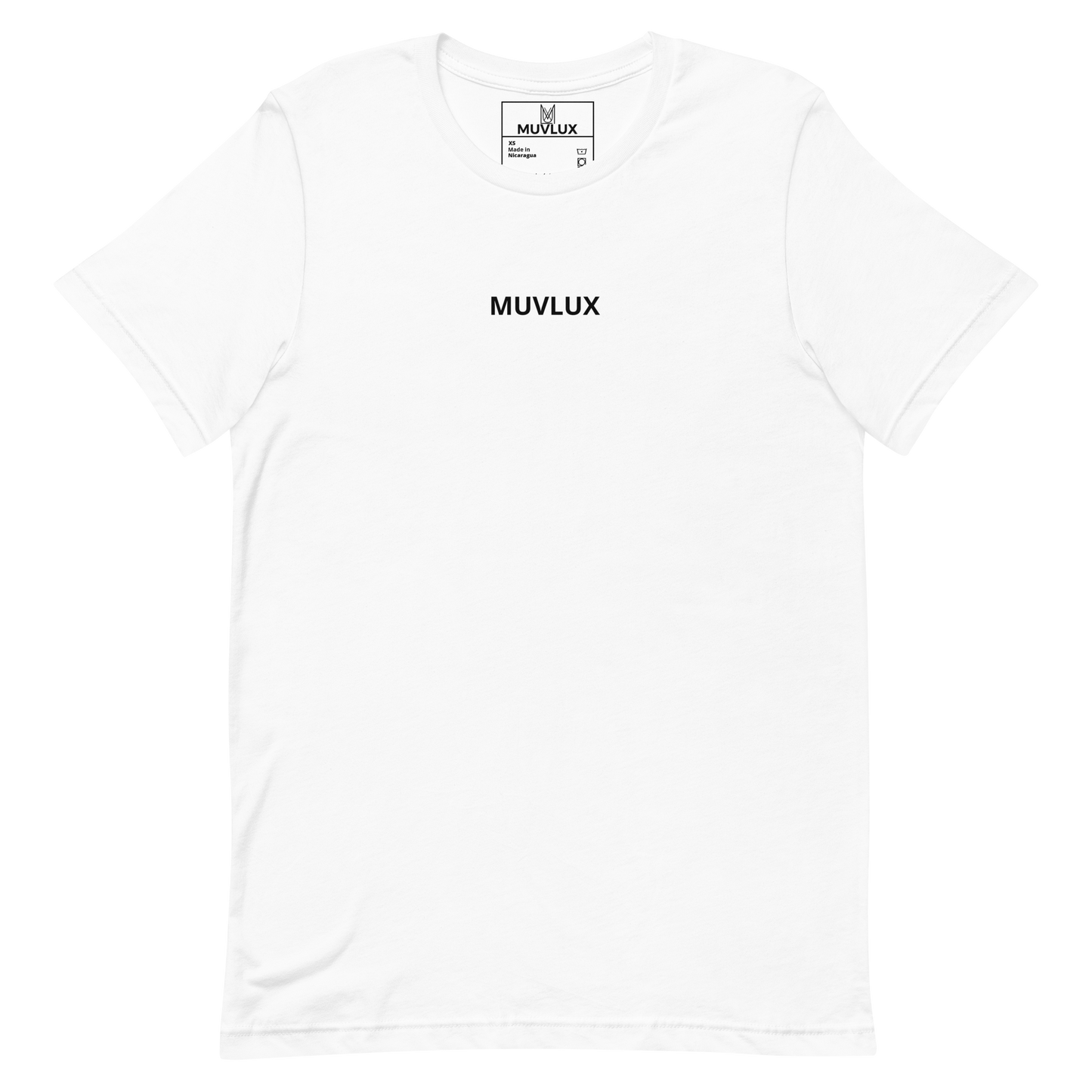 "Pure Bliss" Muvlux's White T-shirt