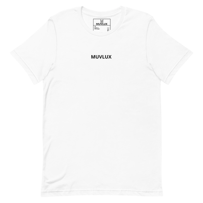 "Pure Bliss" Muvlux's White T-shirt