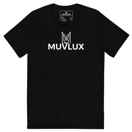 "Vintage Comfort" Muvlux's Black Tri-Blend T-shirt