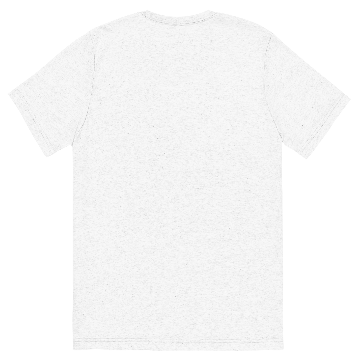 "Timeless Comfort" Muvlux's White Tri-Blend T-shirt